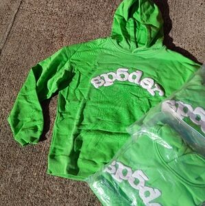 Slime Green Spyder Hoodie